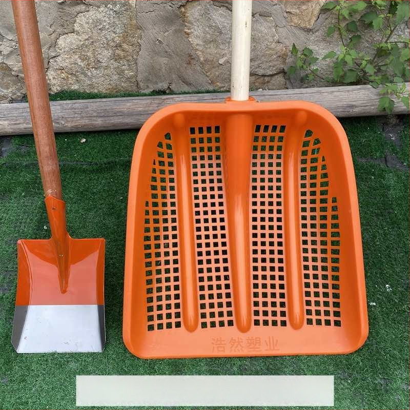 Plastikinė žemės filtravimo šakutė su sustiprintu ertminiu korpusu ir įmontuotu sietu, skirta riešutams ir kukurūzams (Kilmė: Kita; Prekė: Kita; Taikymo sritis: Kita)