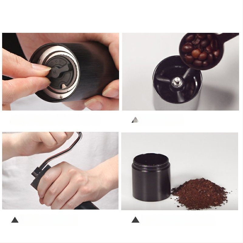 Rankinis kavos malūnas | Nešiojamas namų naudojimui | Prekės ženklas: Junchi; Rankinis veikimas; Logotipų spausdinimas galima; Išleidimo data: 2021 m. pavasaris