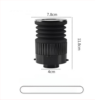 Breville 875/880 kavos pupelių talpyklos valymo įrankis – aliuminio lydinys ir silikono gelis, šiuolaikiškas paprastas dizainas