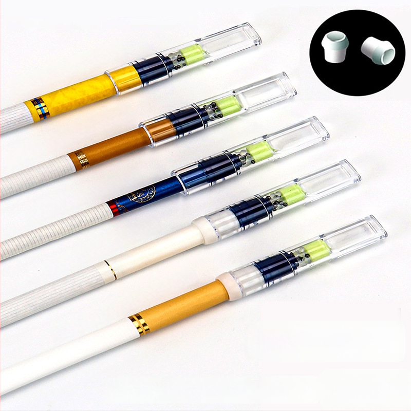 Yajue cigarečių laikiklis su penkių sluoksnių filtru, trijų lygių filtravimas (storas, vidutinis, smulkus), plastikas, modelis D01