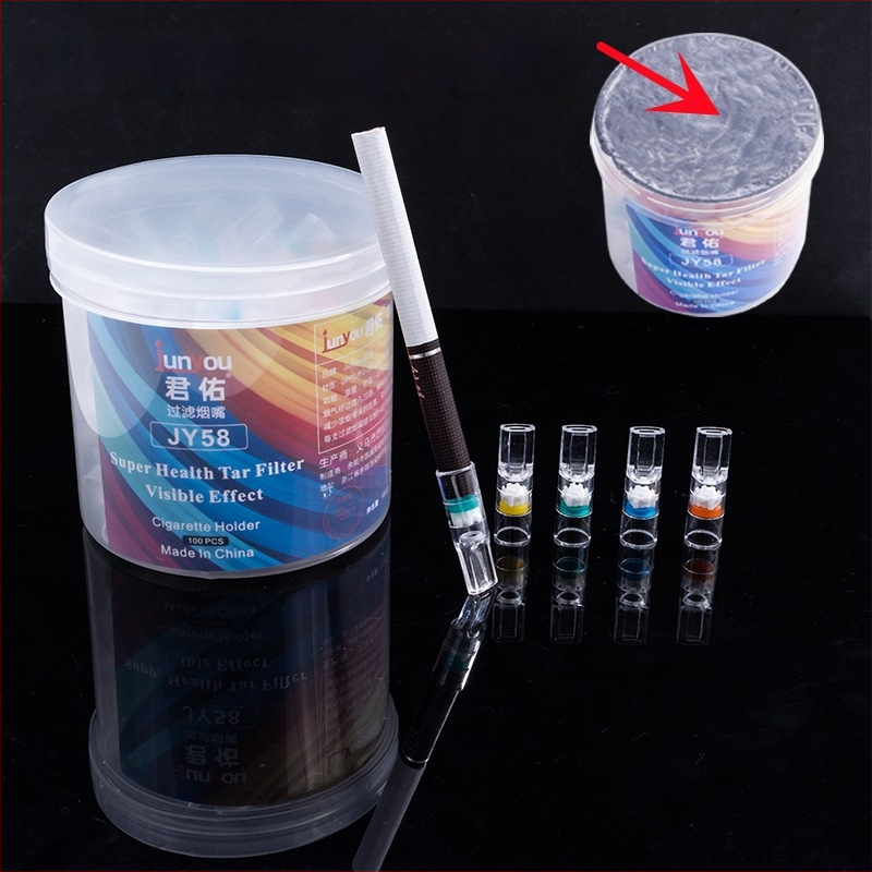 Junyou JY58 vienkartinis plastmasinis mouthpiece su tar filtru