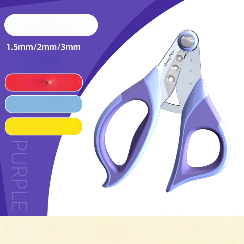 Kačių ir šunų nagų kirpimo įrankis su anti-scratch apsauga — pradedantiesiems tinkamas.