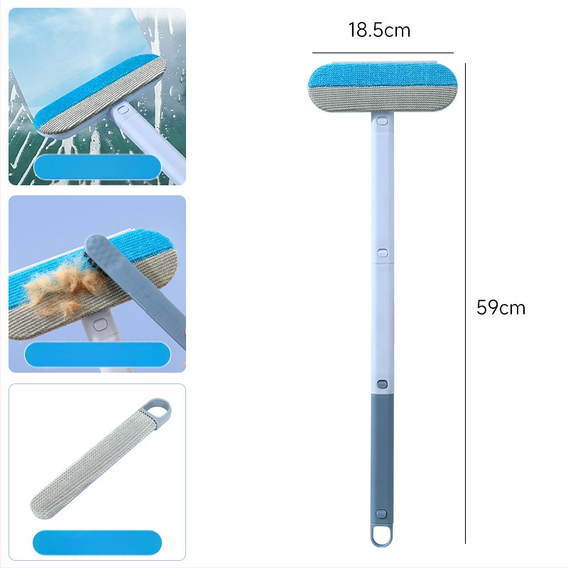 Pirštinė su elektrostatiniu plaukų šalinimu naminiams gyvūnėliams, dvipusė šepetėlis, skirta katėms ir šunims, medžiaga: poliesteris/silkas/tinklas/perlų medvilnė