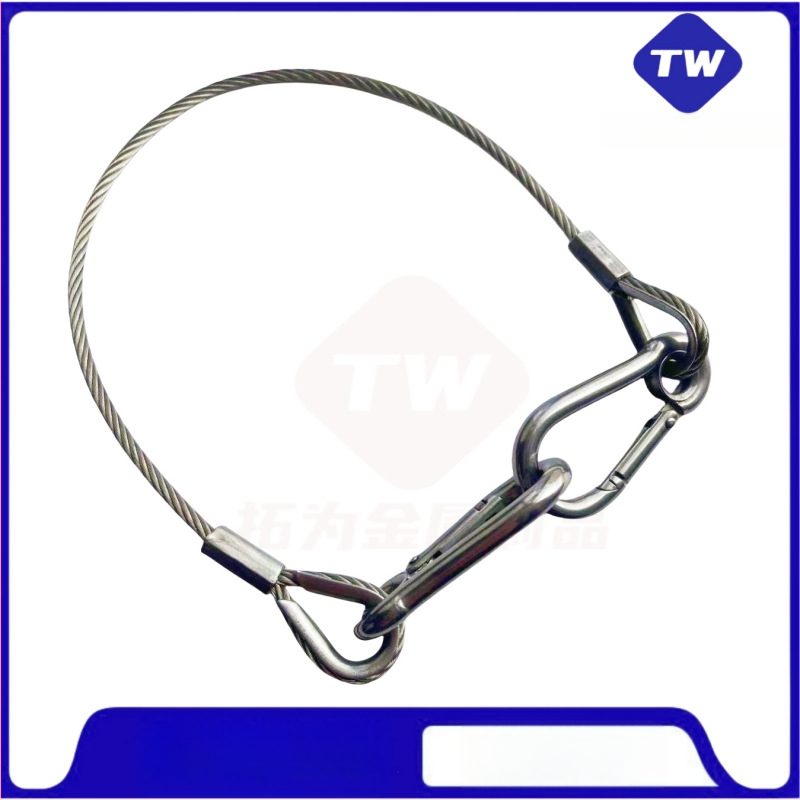 Galvanizuotos lempos pakabinimo trosas, dvigubai sukimui, daugiasluoksė konstrukcija, SIRO išdėstymas, dešininis sukimas, tempiamoji jėga 2000, skirta pakabinimui/apsaugai nuo kritimo – Kodas 20233-20