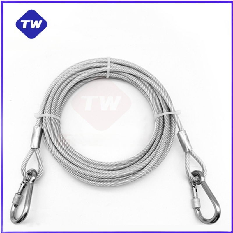 Galvanizuotos lempos pakabinimo trosas, dvigubai sukimui, daugiasluoksė konstrukcija, SIRO išdėstymas, dešininis sukimas, tempiamoji jėga 2000, skirta pakabinimui/apsaugai nuo kritimo – Kodas 20233-20