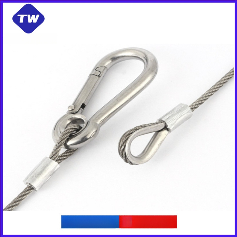 Galvanizuotos lempos pakabinimo trosas, dvigubai sukimui, daugiasluoksė konstrukcija, SIRO išdėstymas, dešininis sukimas, tempiamoji jėga 2000, skirta pakabinimui/apsaugai nuo kritimo – Kodas 20233-20