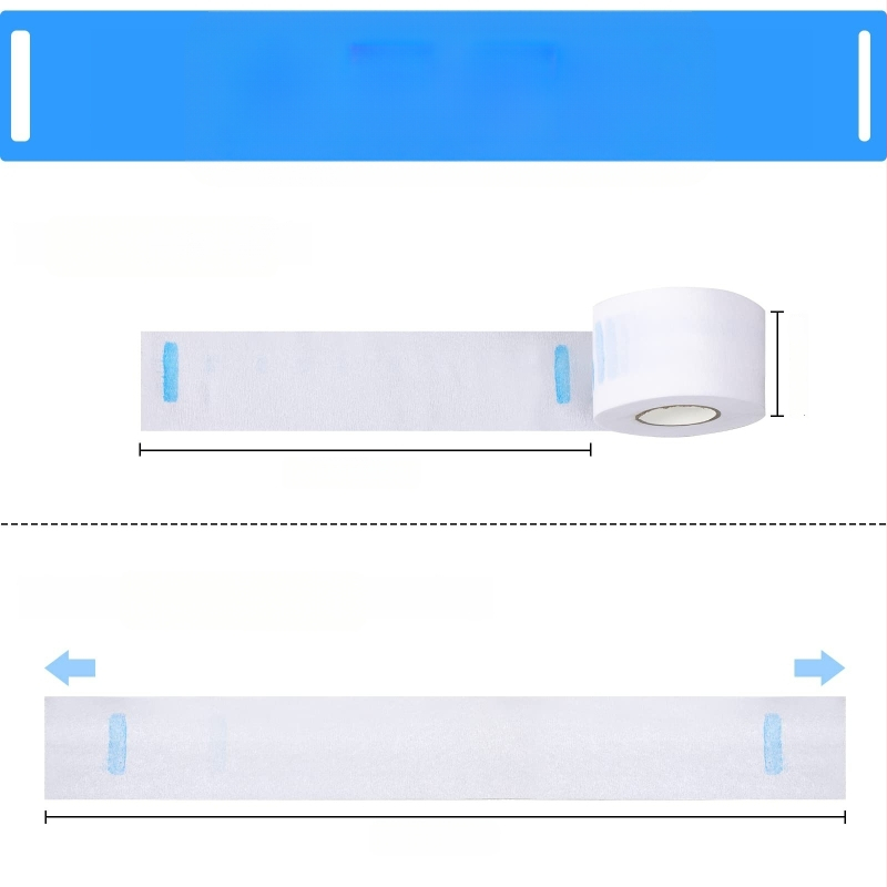 Vienkartinis kaklo popierius plaukų kirpimui – atsparus vandeniui, storesnis kaklo apsauginis popierius kirpimams, salonui ir namų naudojimui