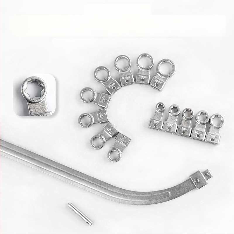 12-kampinis automobilio įrankis variklio diržui, 12-kampio varžtų demontavimo įrankis ir idler ratų raktas