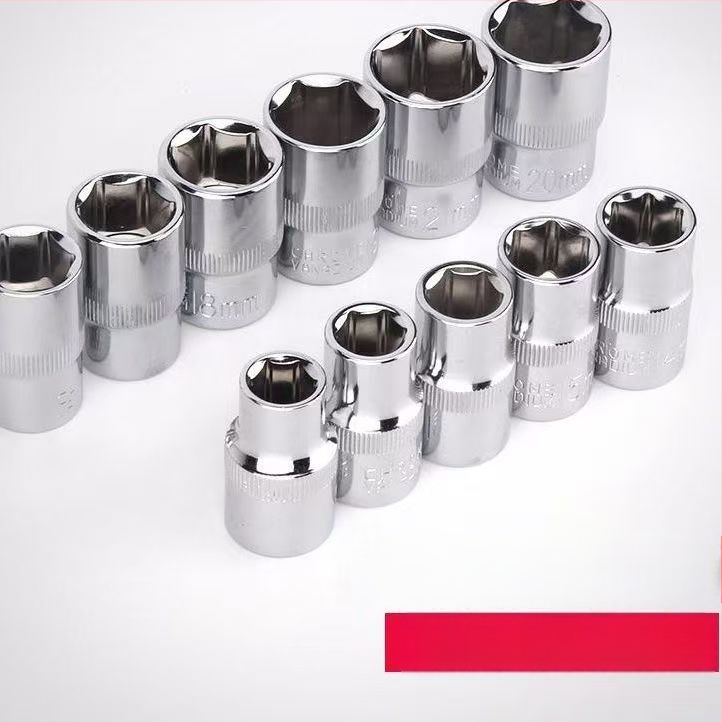 Bevielis smūginis veržliarakčių rinkinys, 1/2 colio pavara, metrinis įrankių rinkinys, 10 dalių