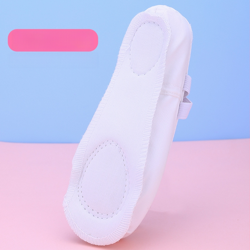 Vaikų baleto bateliai mergaitėms — lengvi šokio bateliai su sintetinės odos viršutine dalimi ir kompozito padu