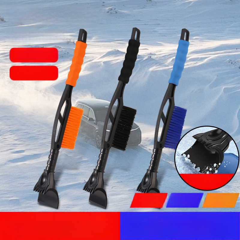 Automobilio sniego šluota su šepetėliu, 2-in-1 daugiafunkcinė, atsiejama, plastikinė Xiaodao