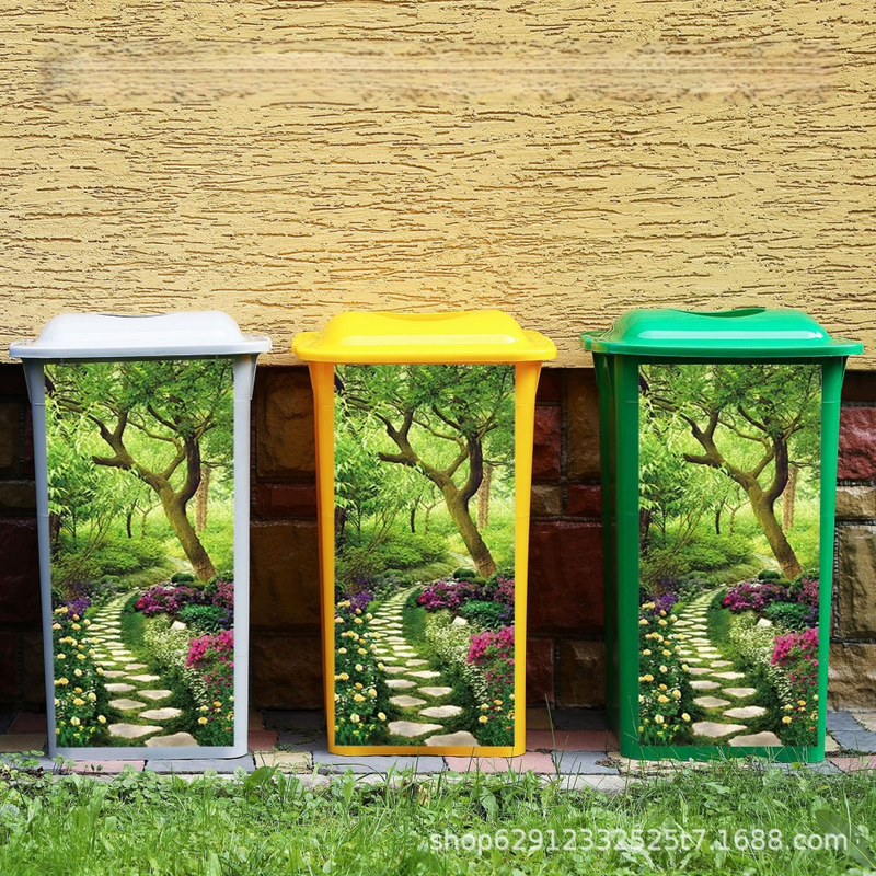 Sienos lipdukas – muralė su karikatūrų raštu, PVC medžiaga, lipnus, blizgantis ir atsparus vandeniui