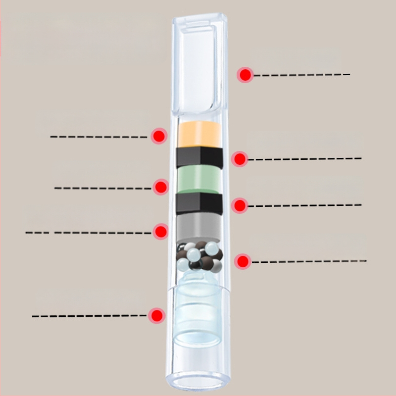 Forten vienkartinis cigarečių laikiklis su kelių filtrų sistema, trijų pakopų filtravimas (storasis, vidutinis, plonas), Zhejiang kilmė