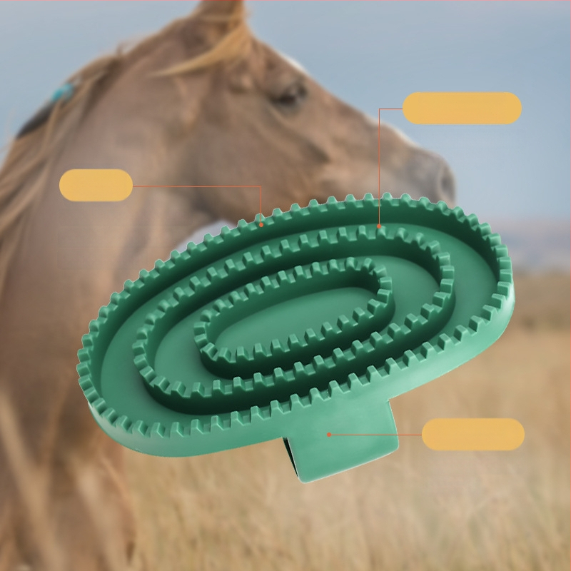 Arklių priežiūros šepetys su vonios šepetėliu ir masažinėmis pirštinėmis, universalus naudojimas, prekinis ženklas yingte, pakuotė 100