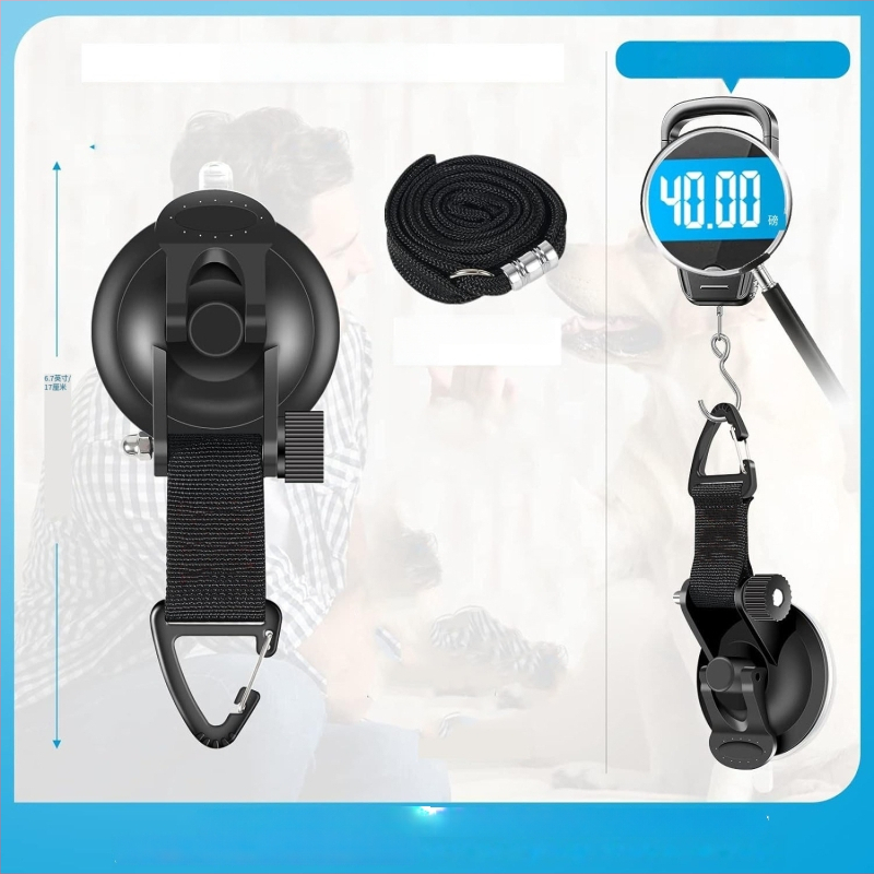 Plastikinis augintinio vonios laikiklis su siurbtuvine virvele, tinkamas šunims, 200 vnt dėžėje