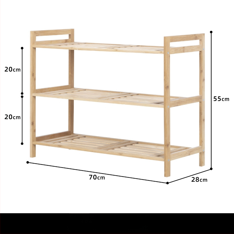 Įėjimo batų laikiklis – bambukas, šiuolaikinis minimalistinis stilius, daugiafunkcinis