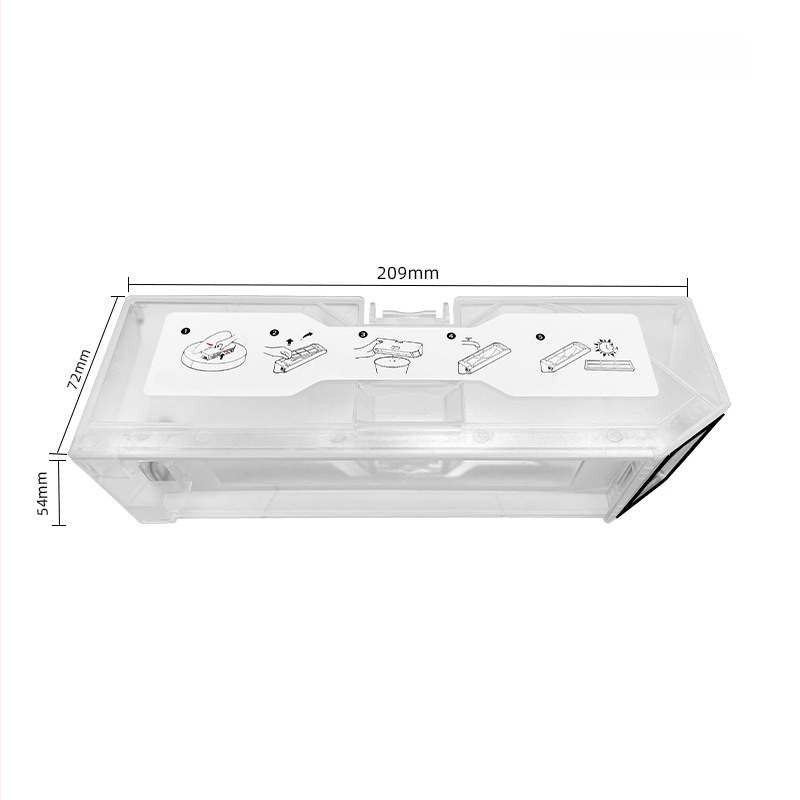 Dulkių rinkimo dėžutė Roborock P10, namų naudojimui, 101–150 m²