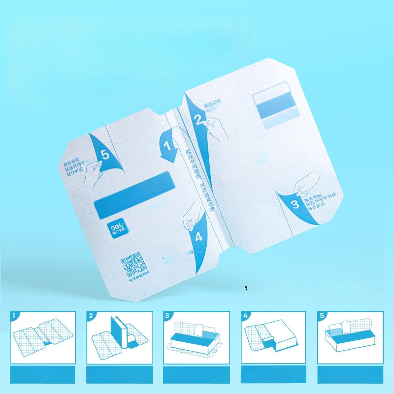 Deli caurspīdīga pašlīmējoša grāmatas vāka plēve, grāmatas aizsardzības plēve, nav importēts, nav dāvana, bez IP atļaujas