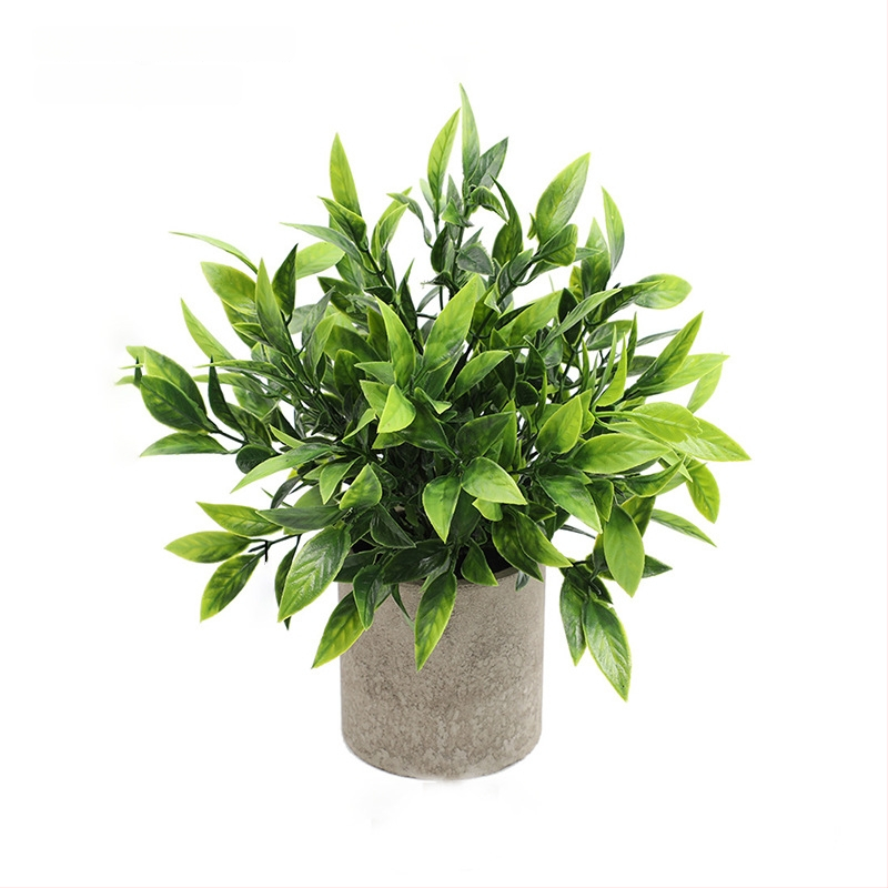 Dirbtinis eukalipto augalas staliniam dekorui su flokingo tekstūra, Daisy veislė, medžiaga: Kita, prekės ženklas: Kita