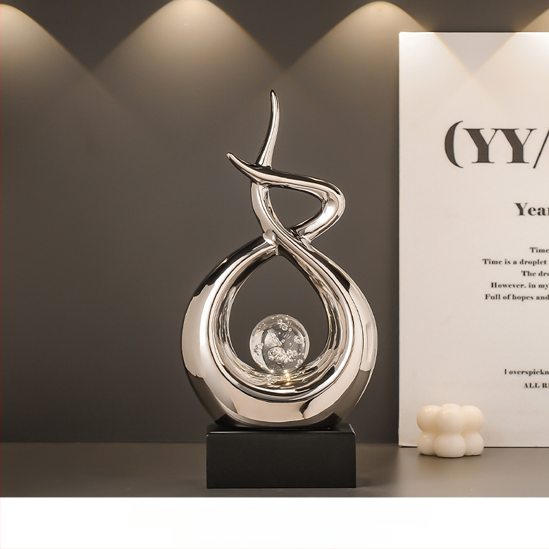 Mevis keraminė dekoratyvinė figūrėlė moderniojo minimalistinio stiliaus