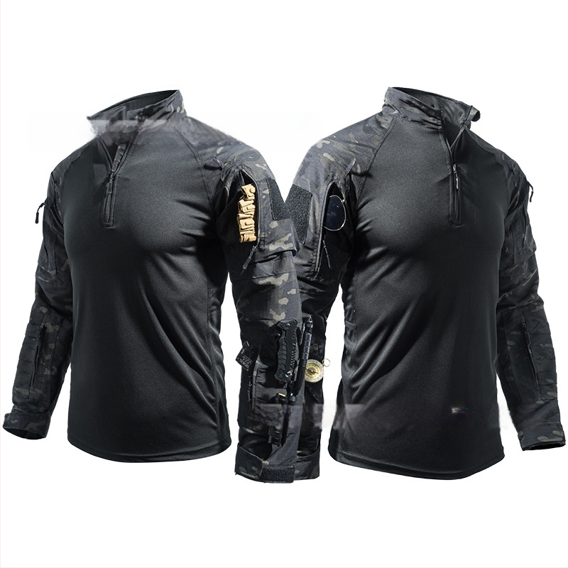 Wind Karinė treniravimo kamufliažinė uniforma, medvilnės mišinio audinys, drėgmės pašalinimas, kamufliažinis raštas, vasara–pavasaris, suaugusieji vyrai