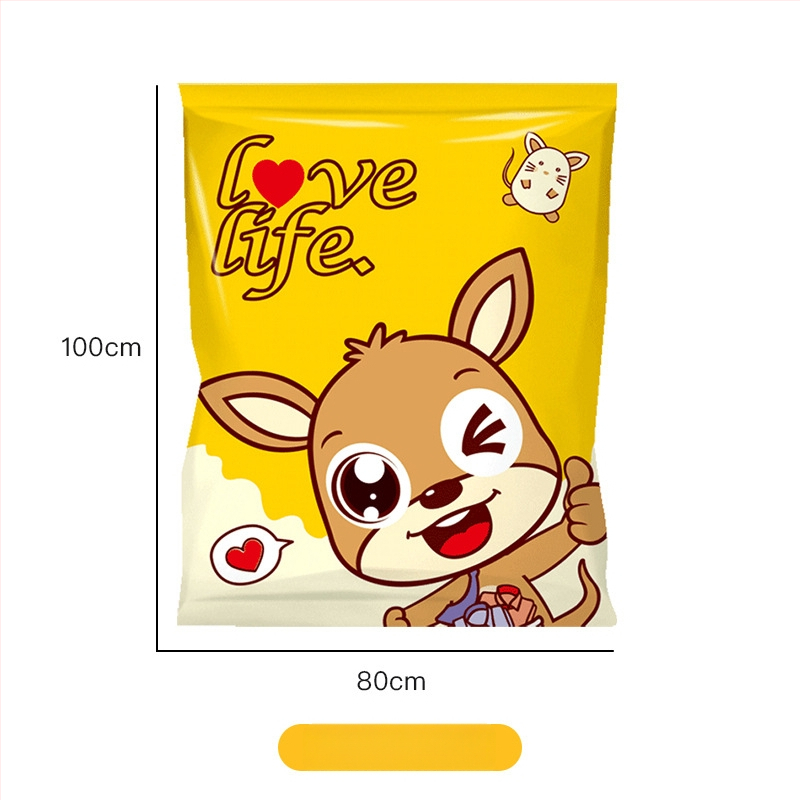 Kangaroo vakuuminė suspaudimo maišelis antklodei laikyti | 3D siurbimo dizainas, PA-PE medžiaga, Modelis: suspaudimo maišelis