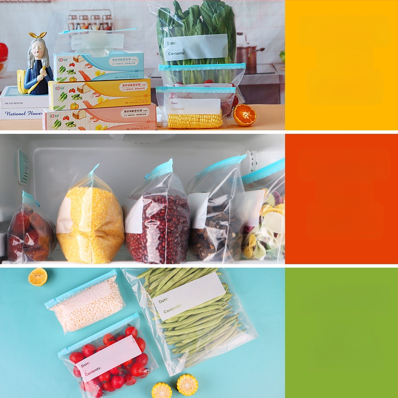 Užtrauktukų uždarymo šaldymo įdėklas iš maisto kokybės plastiko, daugkartinio naudojimo, tinkamas mikrobangų krosnelei, antibakterinis, nuo -60°C iki 100°C