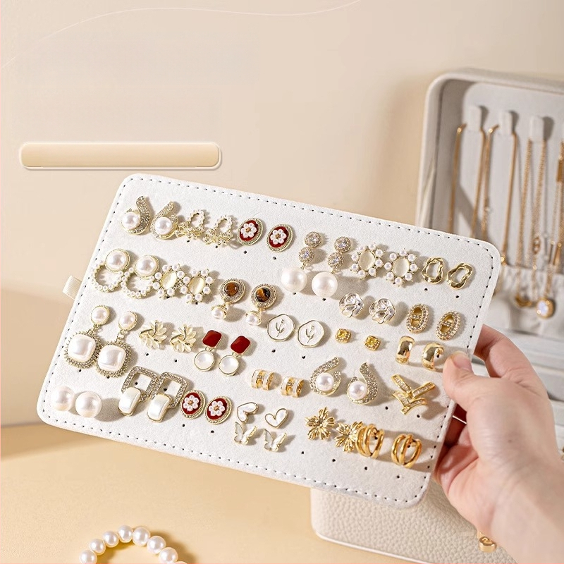 Juvelierizstrādājumu kastīte ar vairākiem slāņiem un lielu ietilpību, materiāls Lychee peel, iekšējā apdare velūra, svars 0,93 kg, stils Leisure