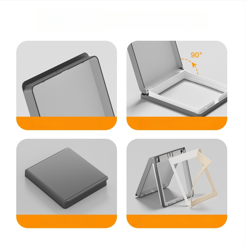 86 tipo plonas atsparus vandeniui vonios kambario jungiklių ir kištukinių lizdų gaubtas, klijuojamas montavimas, PC korpusas (Ouben)