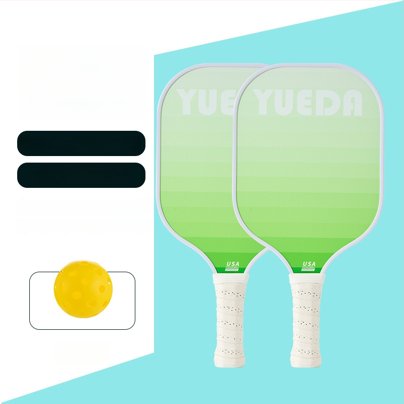 Pickleballi rekete komplekt – klaaskiust, 11 mm paksus, kaal 230–250 g, bränd Enjoy Sports