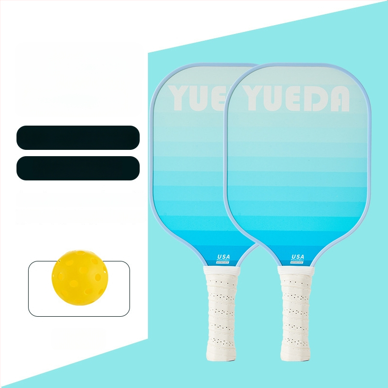 Pickleballi rekete komplekt – klaaskiust, 11 mm paksus, kaal 230–250 g, bränd Enjoy Sports