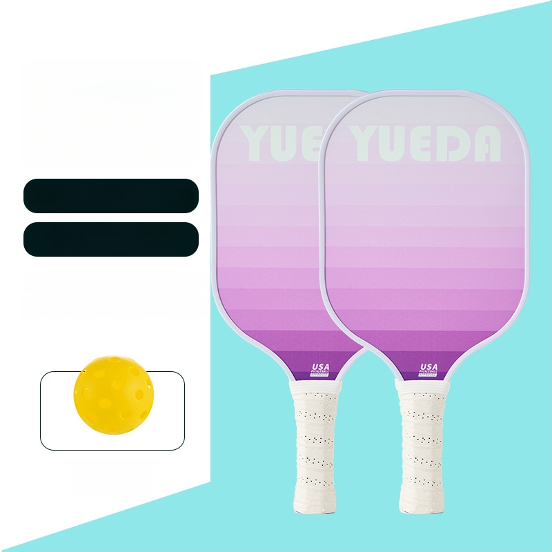 Pickleballi rekete komplekt – klaaskiust, 11 mm paksus, kaal 230–250 g, bränd Enjoy Sports