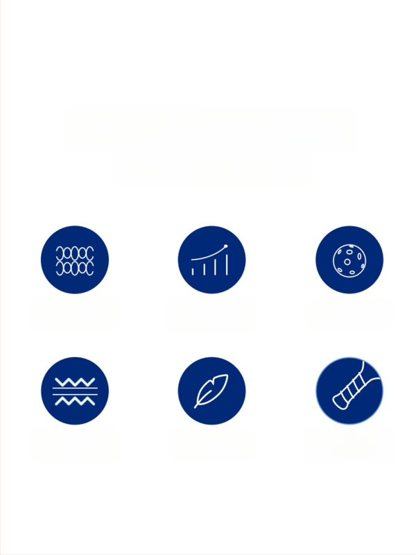 Pickleballi reket klaaskiududest, sise- ja välistingimustes kasutamiseks, kohandatav; kaal 280 g (ühe löögi jaoks) või 760 g (kogu komplekt); bränd Kenier