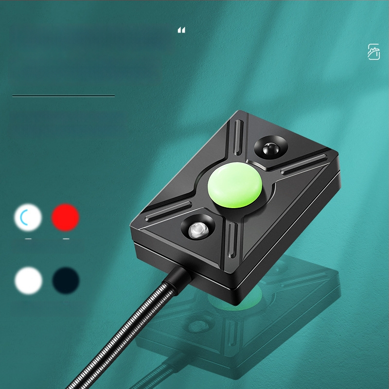 LED masalų lemputė su indukciniu maitinimu naktinei žvejybai – įkraunama, ABS korpusas