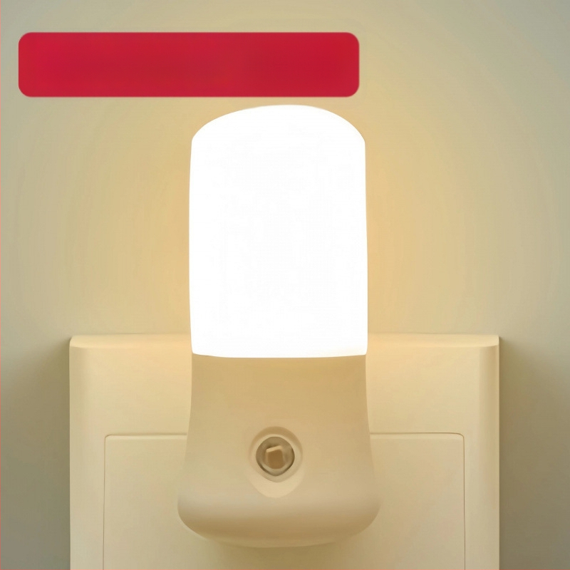 LED öölamp pistikuga ja lülitiga, 3W, soe ja jahe valgus, elutoas ja magamistubas, plastikvarjund