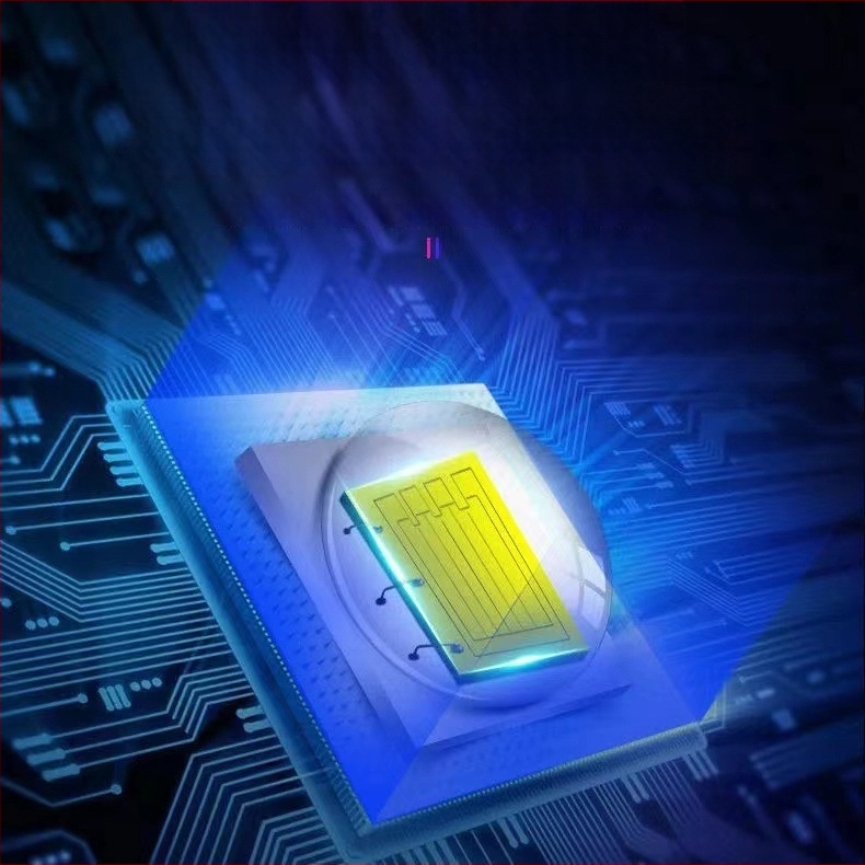 Įkraunama LED prožektorius su saulės energija ir rankinio generatoriaus funkcija, 20W, 800 mAh, diapazonas 200-500 m