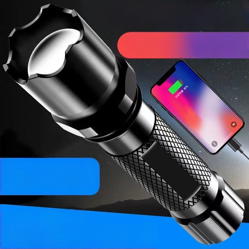 Įkraunama LED prožektorius su saulės energija ir rankinio generatoriaus funkcija, 20W, 800 mAh, diapazonas 200-500 m