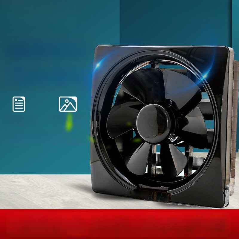 Langų tipo ištraukiamasis ventiliatorius virtuvei ir voniai, 1000W, 220V, 50Hz, pakabinamas montavimas