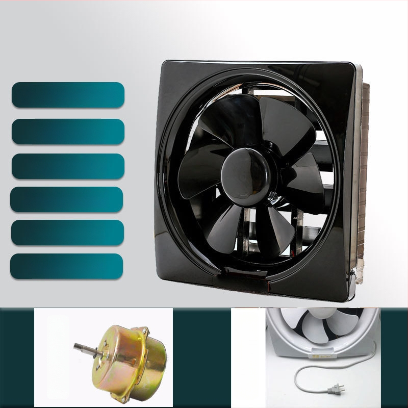 Langų tipo ištraukiamasis ventiliatorius virtuvei ir voniai, 1000W, 220V, 50Hz, pakabinamas montavimas