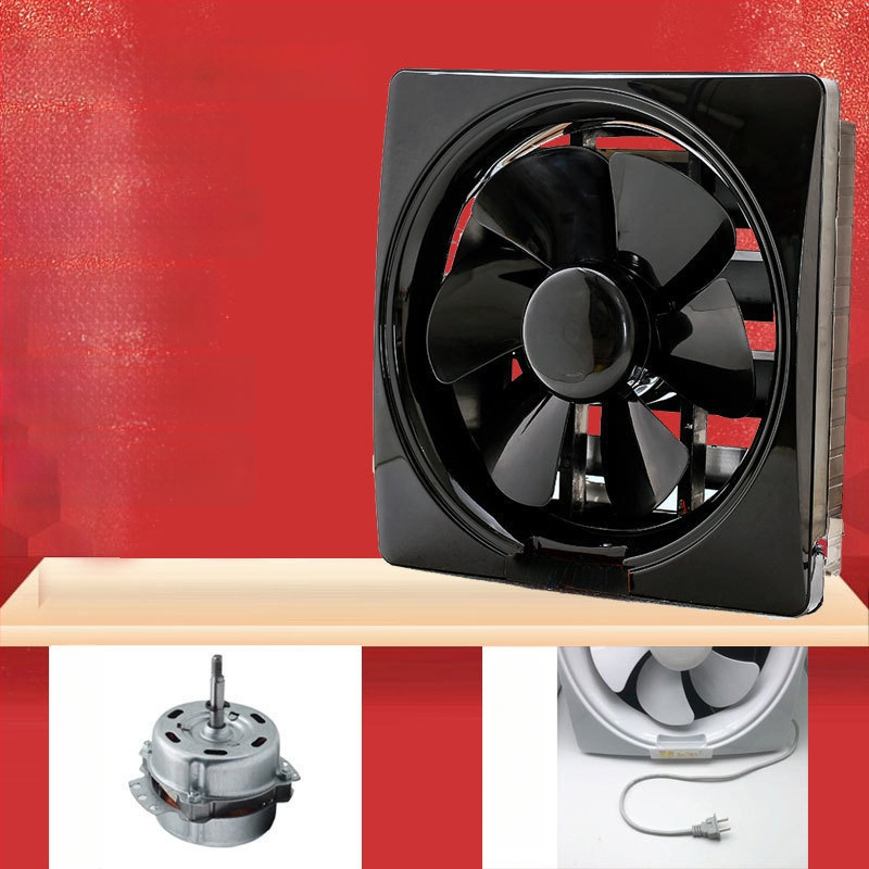 Langų tipo ištraukiamasis ventiliatorius virtuvei ir voniai, 1000W, 220V, 50Hz, pakabinamas montavimas