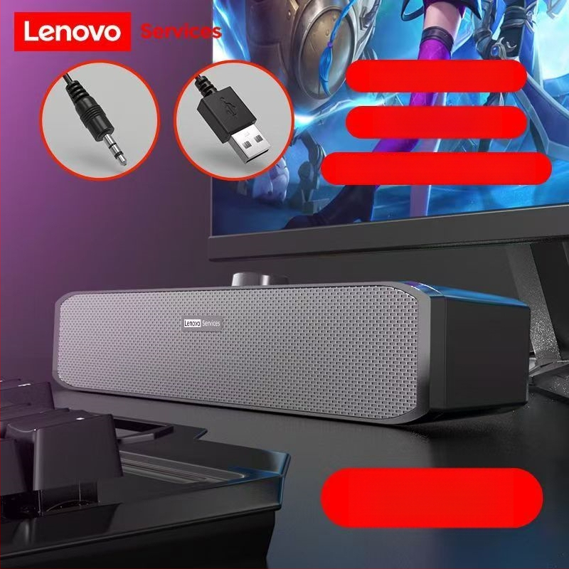 Lenovo B02 USB maitininamas stereo garsiakalbiai su Bluetooth 4.0, 3W išėjimo galia, 40Hz–20kHz, 2 garsiakalbiai
