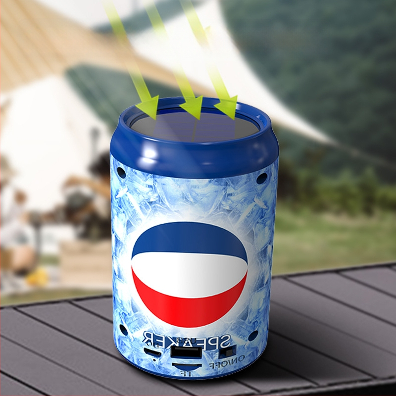 Bluetooth mini garsiakalbis, 5W galia, įdiegta baterija 1200–2000 mAh, Bluetooth 5.3, 100 Hz–20 kHz dažnių diapazonas, SNR ≥95 dB