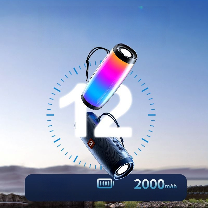 TG157 Bluetooth garsiakalbis — 2 garsiakalbiai, 8W, Bluetooth 5.0, IPX4 atsparus vandeniui, įmontuota 1000–1200mAh baterija