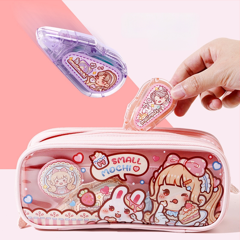 Small Potato taškinis klijuojamasis rašiklis dienoraščiui, didelė talpa, aukšta klampumas, be žymių, plastikas, animacinis stilius