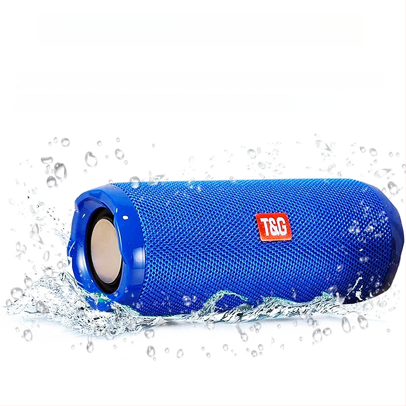 TG191 belaidis Bluetooth garsiakalbis: 10W išėjimas, Bluetooth 5.0, IPX4 atsparus vandeniui, 2×45 mm garsiakalbiai, įmontuota 1200–2000 mAh baterija