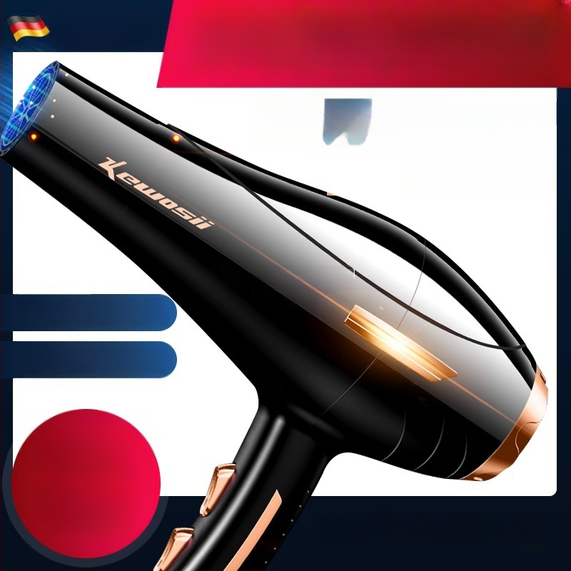 Plaukų džiovintuvas su DC varikliu, 2500W, 3 greičiai, šaltas/karštas oras, viena antgalė