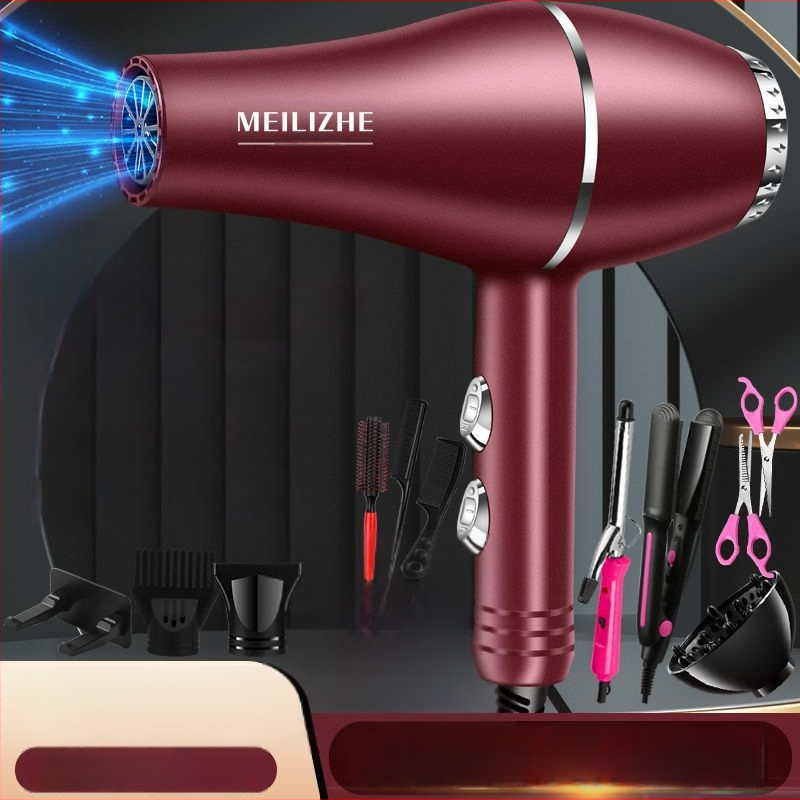 Aukštos galios plaukų džiovintuvas, šepetėlinis variklis, šaltas/karštas oras, 3 greičiai, vienas antgalis, pastovi temperatūros kontrolė