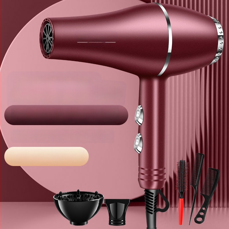 Aukštos galios plaukų džiovintuvas, šepetėlinis variklis, šaltas/karštas oras, 3 greičiai, vienas antgalis, pastovi temperatūros kontrolė