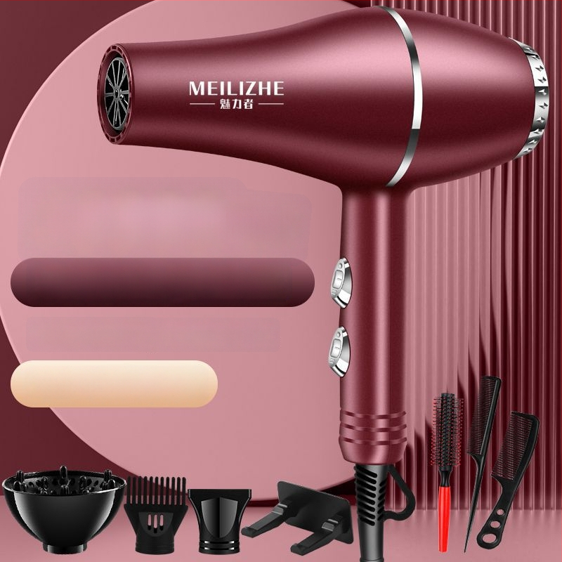 Aukštos galios plaukų džiovintuvas, šepetėlinis variklis, šaltas/karštas oras, 3 greičiai, vienas antgalis, pastovi temperatūros kontrolė