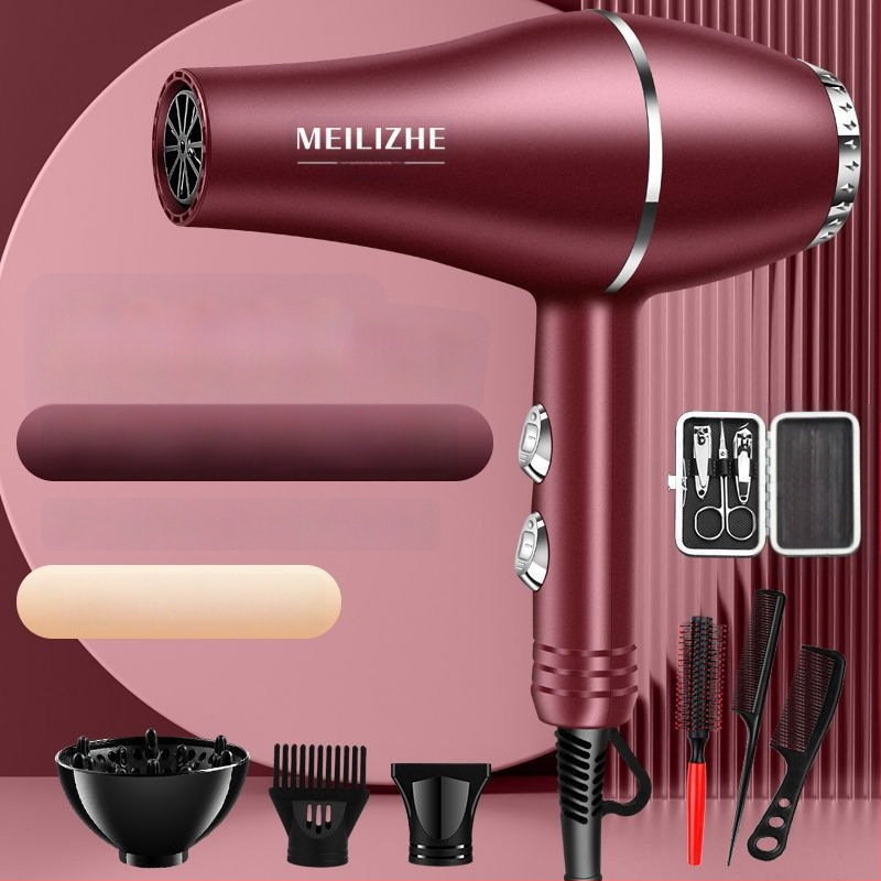 Aukštos galios plaukų džiovintuvas, šepetėlinis variklis, šaltas/karštas oras, 3 greičiai, vienas antgalis, pastovi temperatūros kontrolė